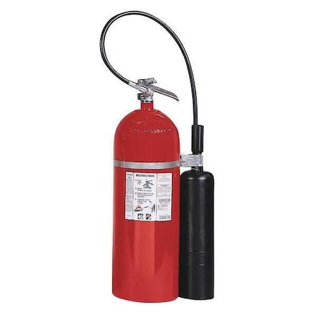 Fire Extinguisher, 20 lb Capacity, Class BC, UL Rating10B:C, Carbon Dioxide MPN:PRO20CDM