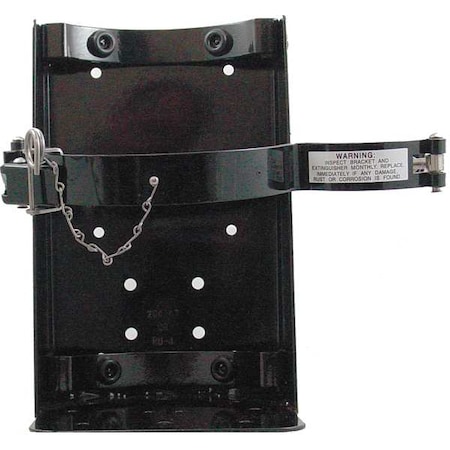 Fire Extinguisher Wall Hanger, Wall Bracket, Steel, For Tank Weight 20 lb MPN:RB-4