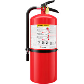 Kidde Pro Dry Chemical Commercial Fire Extinguisher Wall Mount Type A B C 20 lb. Capacity 21032152