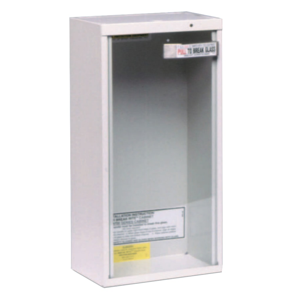 Extinguisher Cabinets, Surface Mount, Steel, Tan, 20 lb or 2.5 gal MPN:468043