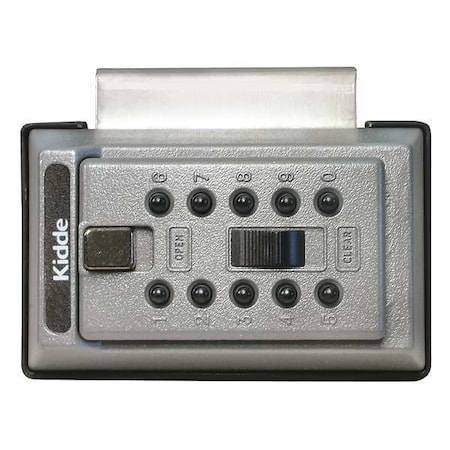 Lock Box, Titanium, Push Button, 5 Keys MPN:1017