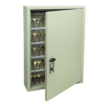 Key Control Cabinet, Steel, Beige, 60 Key Capacity MPN:1796