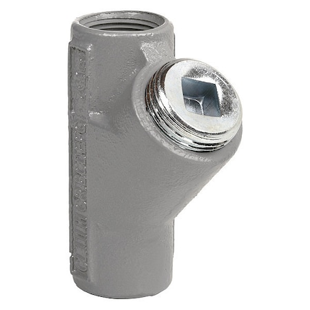 Conduit Fitting Sealing, 1/2 in, Threaded, Iron, Powder Coated, Gray MPN:EY-50MWW