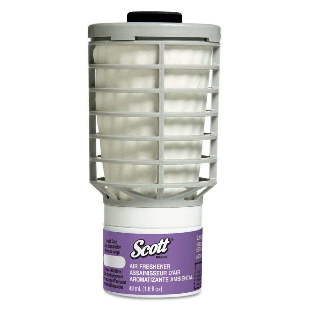 Scott Essential Continuous Air Freshener Refill, Summer Fresh, 48 mL Cartridge, 6/Carton MPN:12370