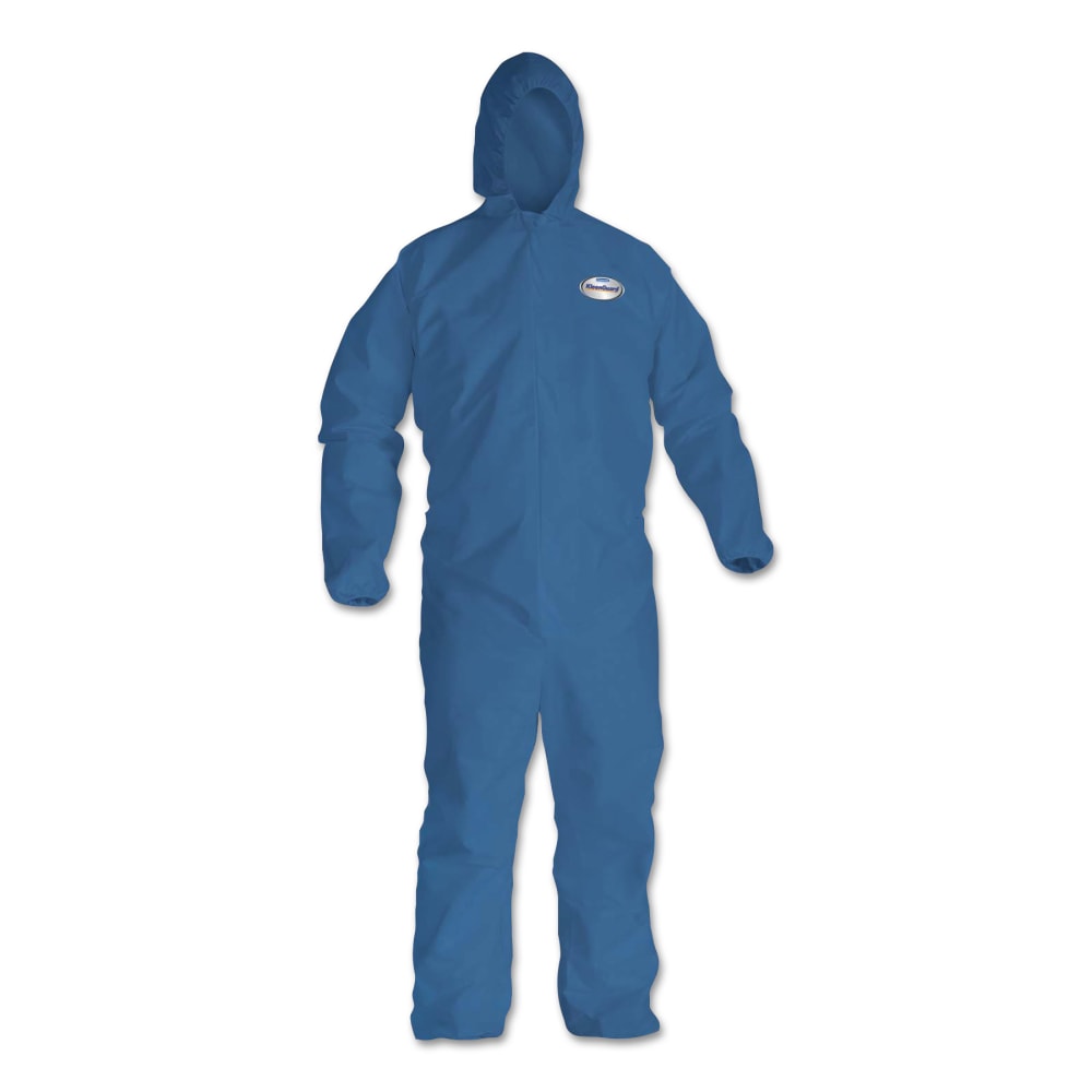 Kimberly-Clark Professional KleenGuard A20 Microforce Particle Protection Coveralls, Zipper, XXXL, Blue, Pack Of 20 Coveralls MPN:58516