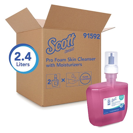Foam Hand Soap, 1.2 L Hand Soap Refills for KCP ICON & Scott Pro Automatic Dispensers, 2PK MPN:91592