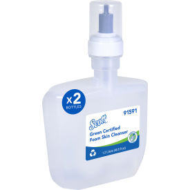 Kimberly-Clark Essential Green Certified Foam Skin Cleanser Refill Unscented 1200 mL Pack of 2 91591