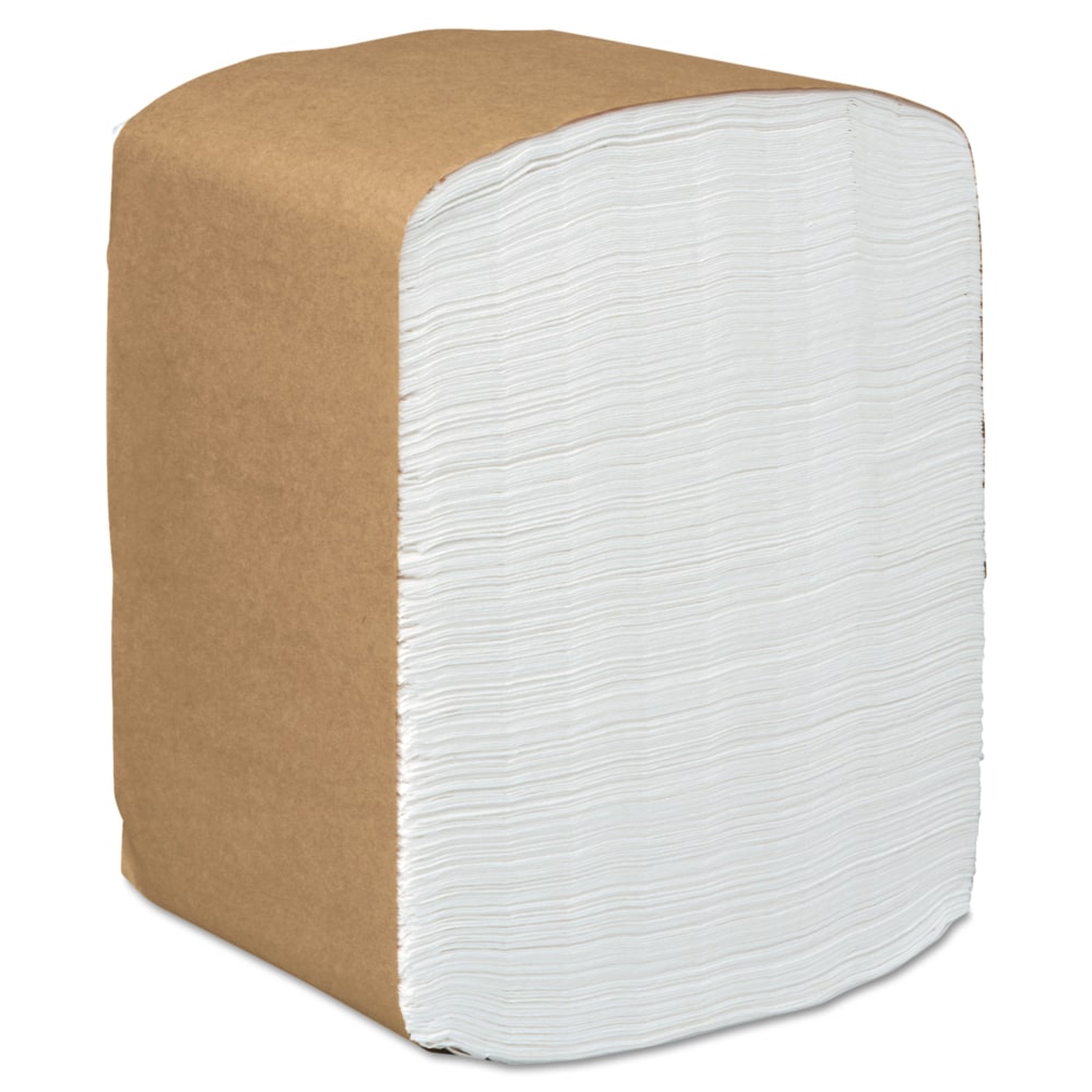 Scott Full-Fold 1-Ply Dispenser Napkins, 12in x 17in, White, 250 Napkins Per Pack, Carton Of 24 Packs MPN:KCC 98730