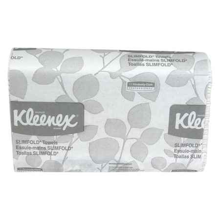 Scott Control Slimfold Multifold Paper Towels, 1 Ply, 90 Sheets, White, 24 PK MPN:04442