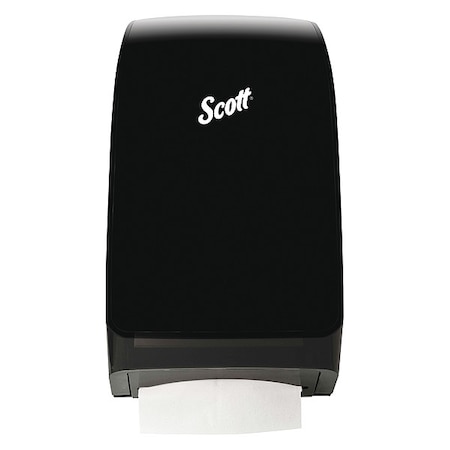 Scottfold Folded Towel Dispenser (39711), Black, 10.66