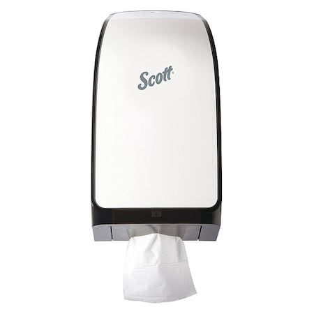 Hygienic Bathroom Tissue Dispenser (40407), White, 7.00