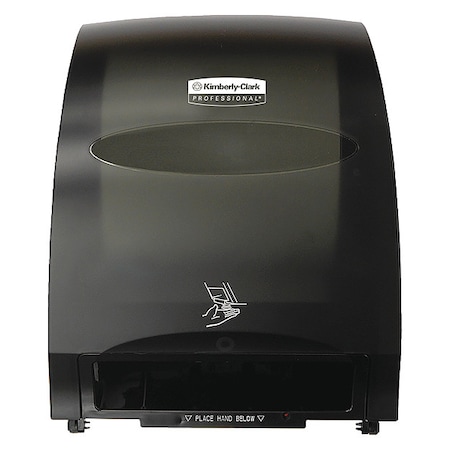 Automatic Hard Roll Towel Dispenser (48857), Smoke (Black), 12.70
