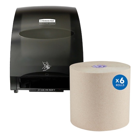 Automatic Hard Roll Paper Towel Dispenser With Paper Towel Roll Refill 6 PK MPN:48857, 54038