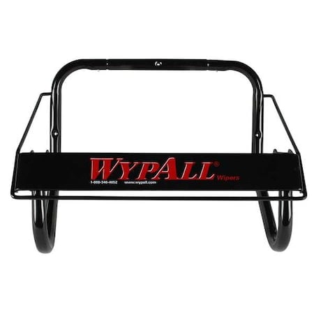 Wall Mounted Dispenser for WypAll and Kimtech Wipes (80579), Black, Jumbo Roll, 16.8
