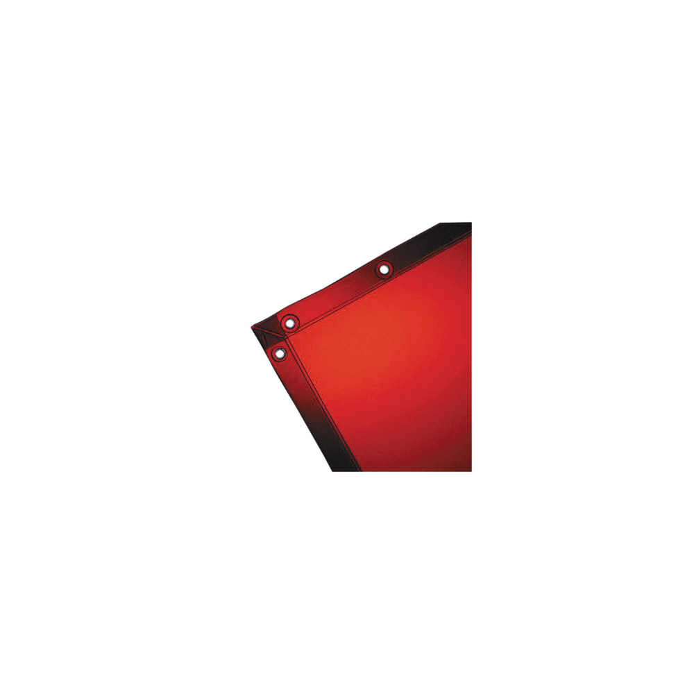 Wilson Industries See-Thru Welding Curtain, 6ft x 10ft, Orange MPN:36278