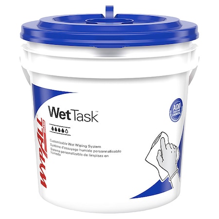 WypAll Dry Wipe Roll, White, Hydroknit, 12 in x 6 in, 140 Sheets MPN:6471