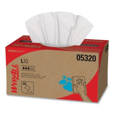 9X10.25 Wypall L10 Utility Wipe White MPN:05320