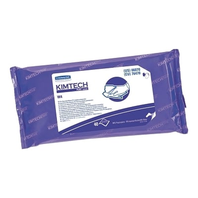 Kimtech Premoistend Whtwipes 40/Pouch MPN:06070