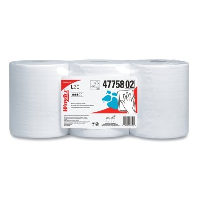 L20 Wipers Prot Roll White Multiply 3/550 3RL/Pk MPN:47758
