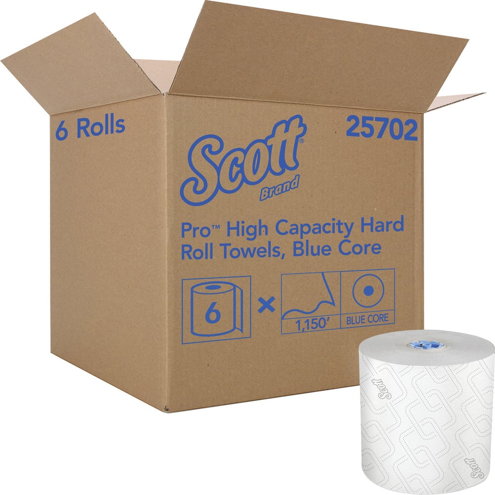Towels Hard Roll Scott Blue/White MPN:25702