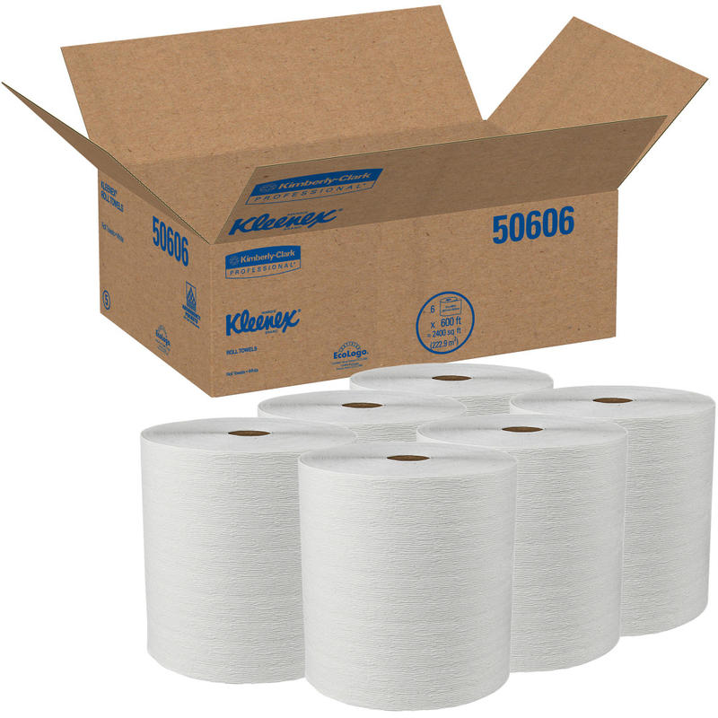 CASE/6PKS Kleenex Hard Roll Towels MPN:50606