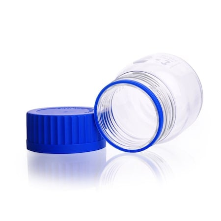 Media Bottle, Boro Glass, 105mm H, PK4 MPN:14393-0250