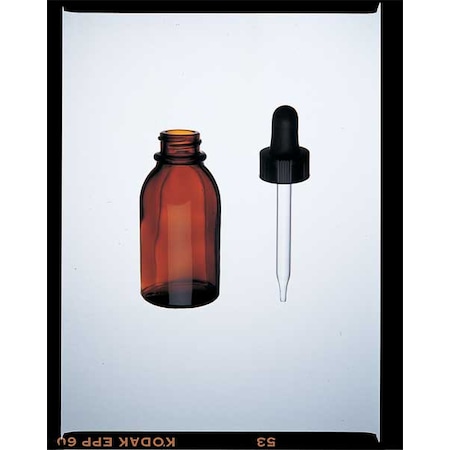 Dropper Bottle, 30mL, Glass, Amber, PK12 MPN:15040G-30