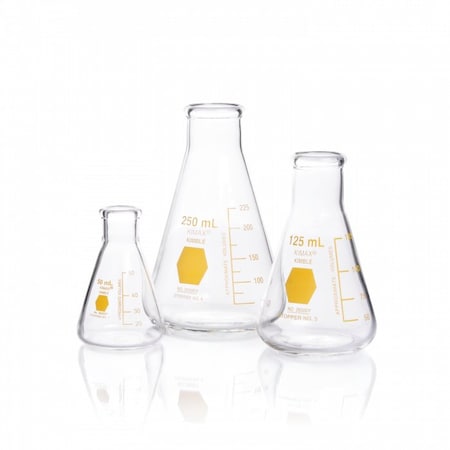 Erlenmeyer Flask, Narrow Mouth, 125 mL, MPN:26500Y-125