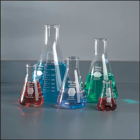 Volumetric Flask, 78 mm - 213 mm H, PK5 MPN:26520-1