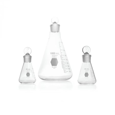 Erlenmeyer Flask, 25 mL, 62 mm H, PK12 MPN:26600-25