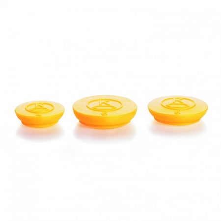 Snap Cap, Yellow, Round, PK6 MPN:28150R-3