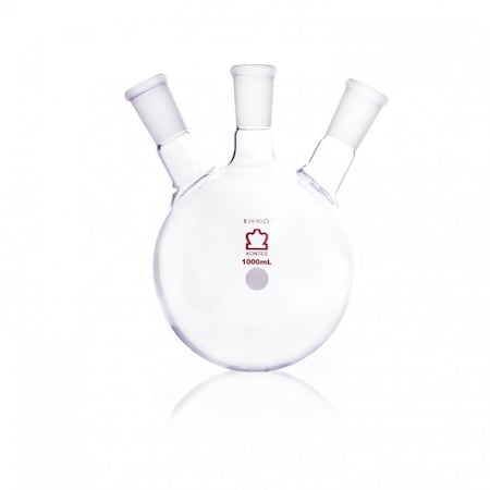 Angled Triple Neck Round Bottom Flask MPN:606020-1424