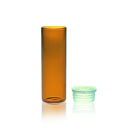 Amber Shell Plug Style Vial, 4 m, PK2000 MPN:60835D-1544
