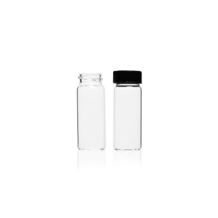Clear Sample Vial w/Rubber Cap, PK576 MPN:60910L-12