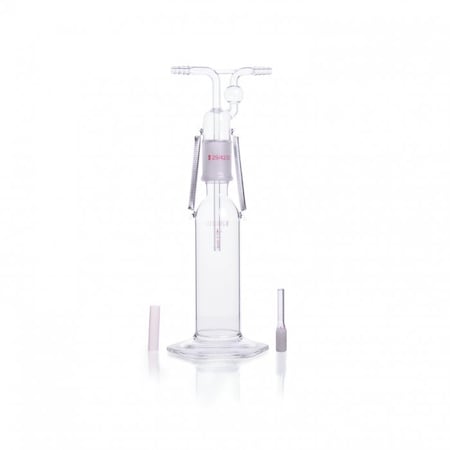 Gas Washing Bottle, 250ml, Glass, Clear MPN:657750-2525