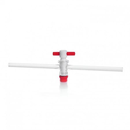 Straight Bore Stopcock Plug, White, 2 Sz MPN:821000-0002