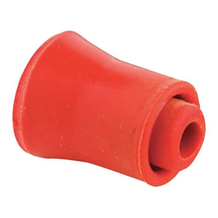 Stopper, Sz, 10 mm BDia, Red, 0, PK100 MPN:897098-0010