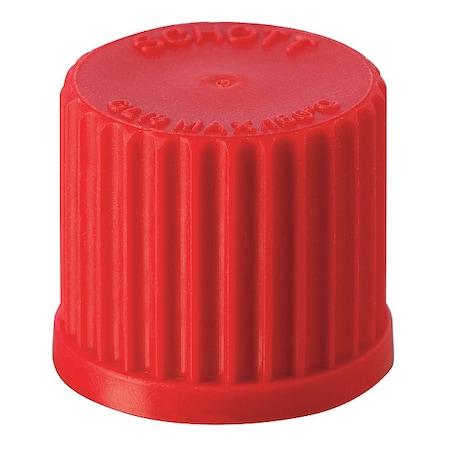 Blanking Screwcap GL18 Red PBT MPN:1170682
