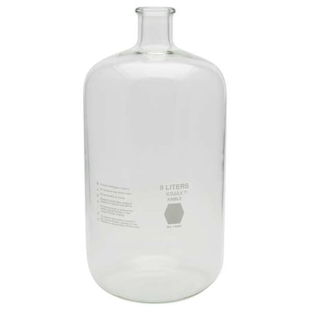 Bottle, 9000ml, Glass, Clear MPN:14960-9