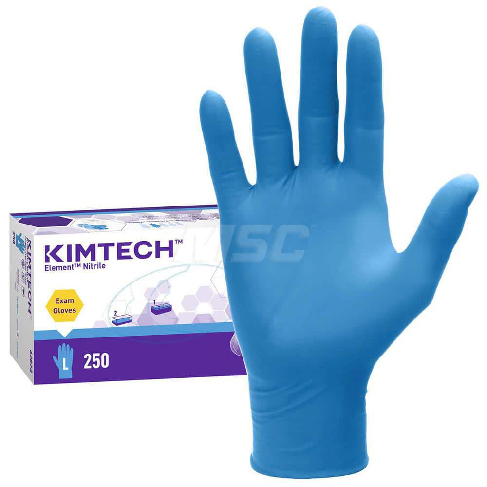 Disposable Gloves: 3.2 mil Thick, Nitrile, Medical; Industrial Grade MPN:62873 - Pkg Qty 10