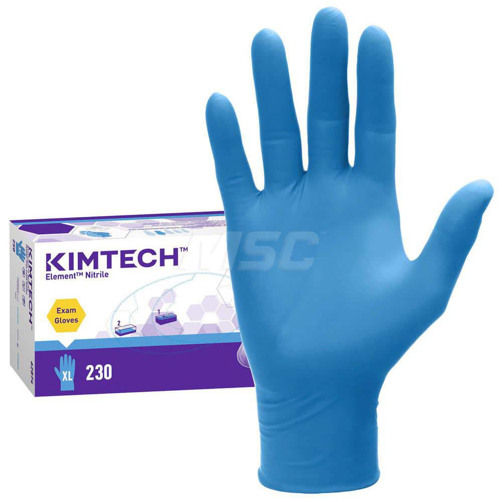 Disposable Gloves: 3.2 mil Thick, Nitrile, Medical; Industrial Grade MPN:62874 - Pkg Qty 10