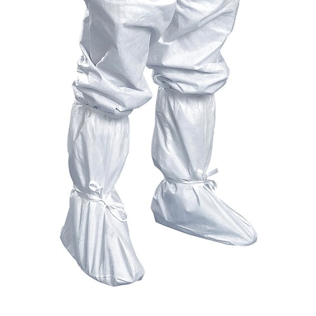 Disposable Boot Covers, SMS, White, Slip Resistant Sole: No, S/M MPN:12921