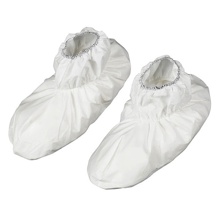 Disposable Shoe Covers, SMS, White, Slip Resistant Sole: Yes, XL MPN:47973