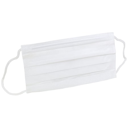 Disposable Respirator, Flat-Fold, Dual, Non-Adjustable, Metal Nose Clip, Universal, 50 PK MPN:62477