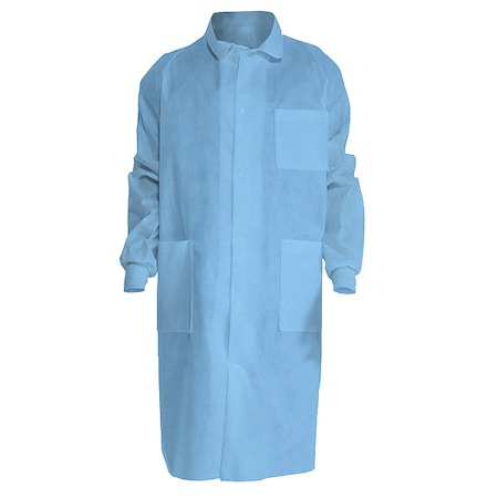 Kt A8 Lab Coat Blue Extrapro Lg 25 MPN:10047