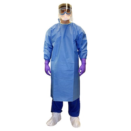 Kt A7 Non-Sterile Gown Blue S/M 100 MPN:47992