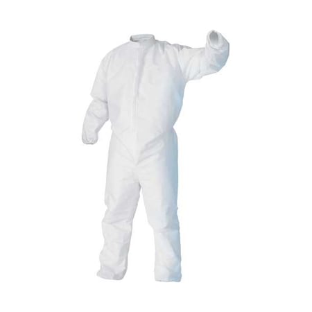 A5 Cleanroom Apparel Bulk Pack Lg White MPN:49833