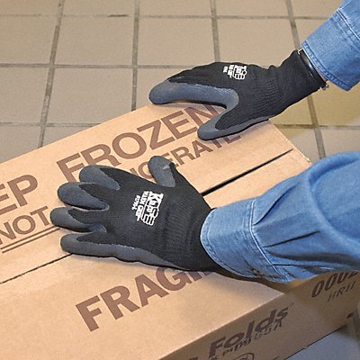 Cold Protection Gloves Latex L Gray PR MPN:1790-L