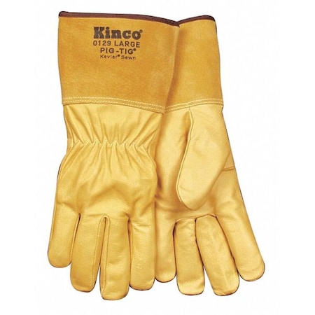 TIG Welding Gloves, Tan, M, PR MPN:0129-M