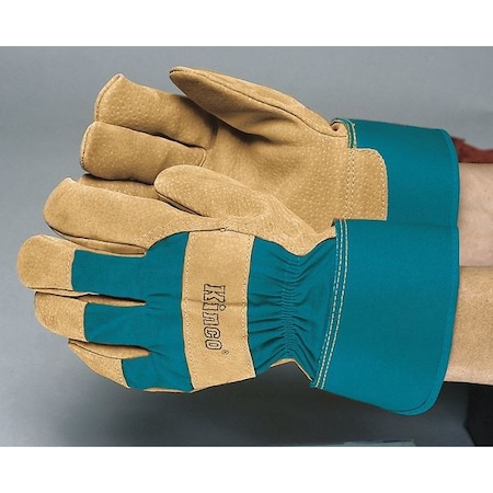 Gloves, Turquoise/Tan, 1 PR MPN:1412W-S